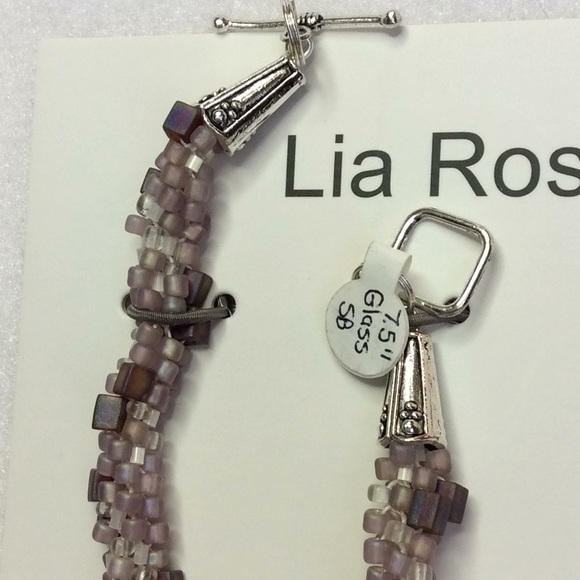 FINAL SALE PRICE Matte Lilac & Cube Woven Lia Rosa Designs Set - Picture 4 of 5